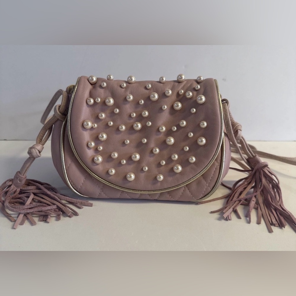 *Vintage Viva of California Pearl Shoulder Bag Pink
